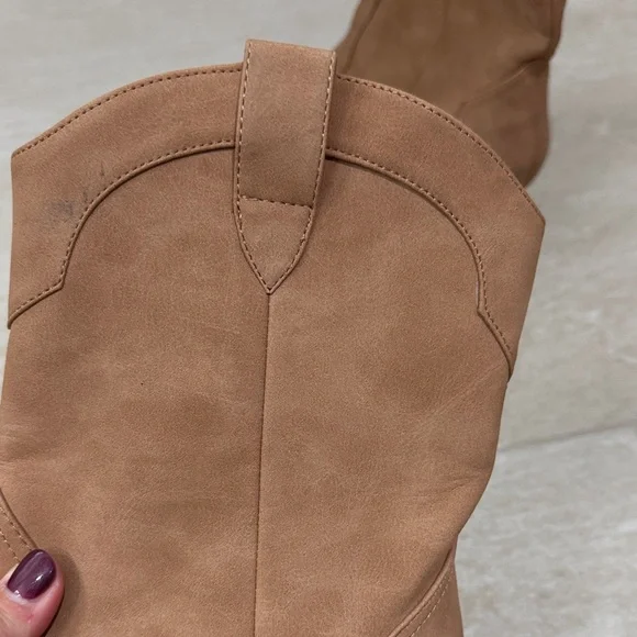🤠🆕Dolce Vita Women's Tan Andres Western Style Pointed Toe Boots, 7.5🤠 - Picture 11 of 12